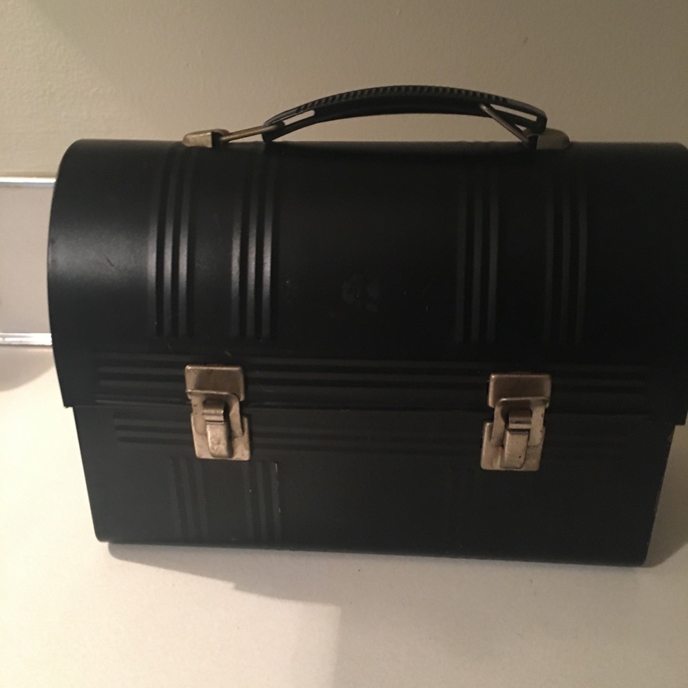 Old metal lunchbox